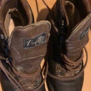 Vasque hiking boots. Size 7. Used. Brown leather.